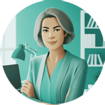 Samantha C, an adult daughter, smiling.