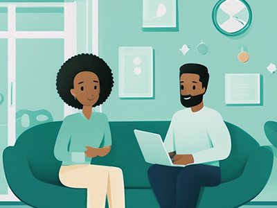 A person organizing important documents.